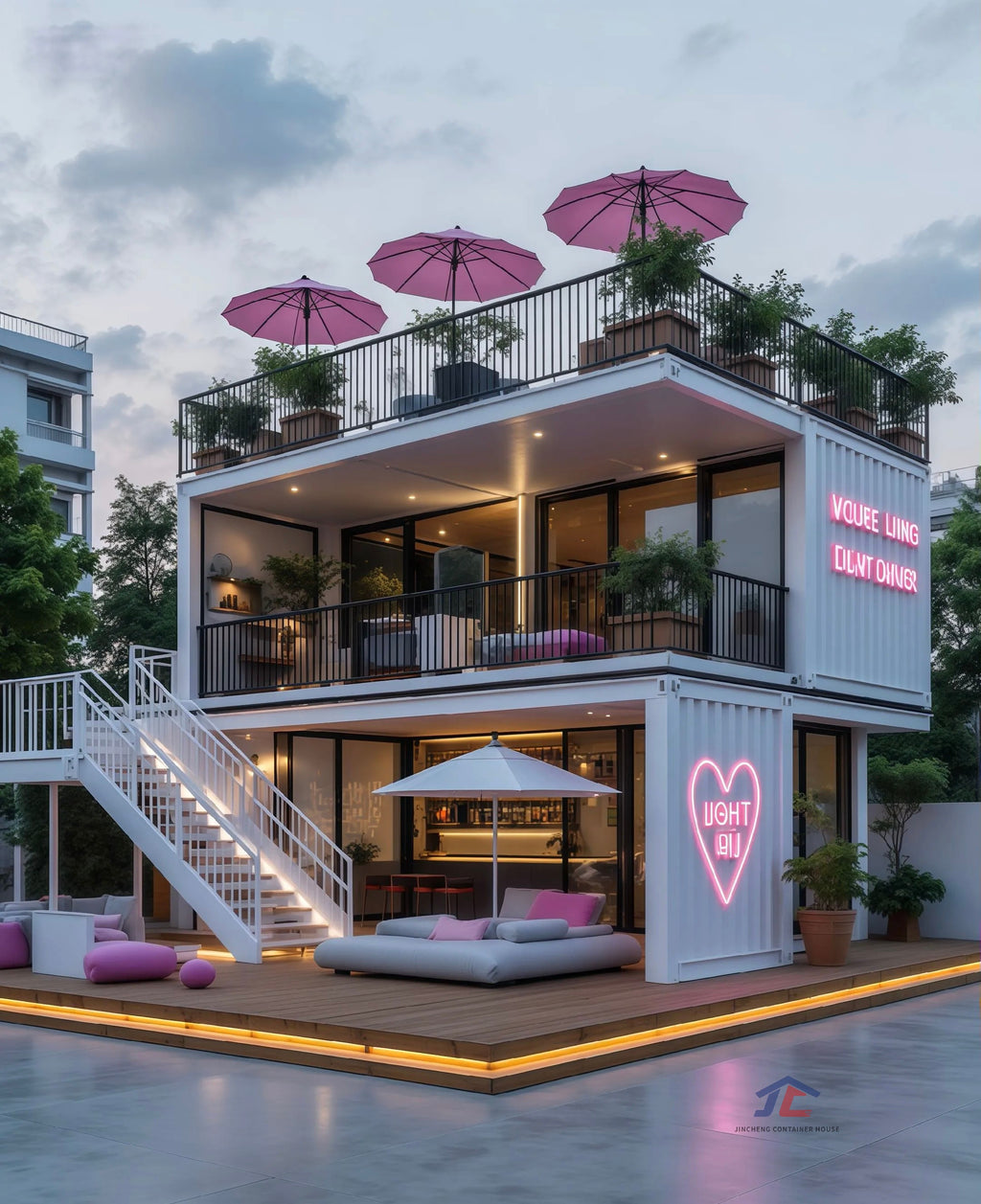 JINCHENG mobile container coffee shop and food kiosk