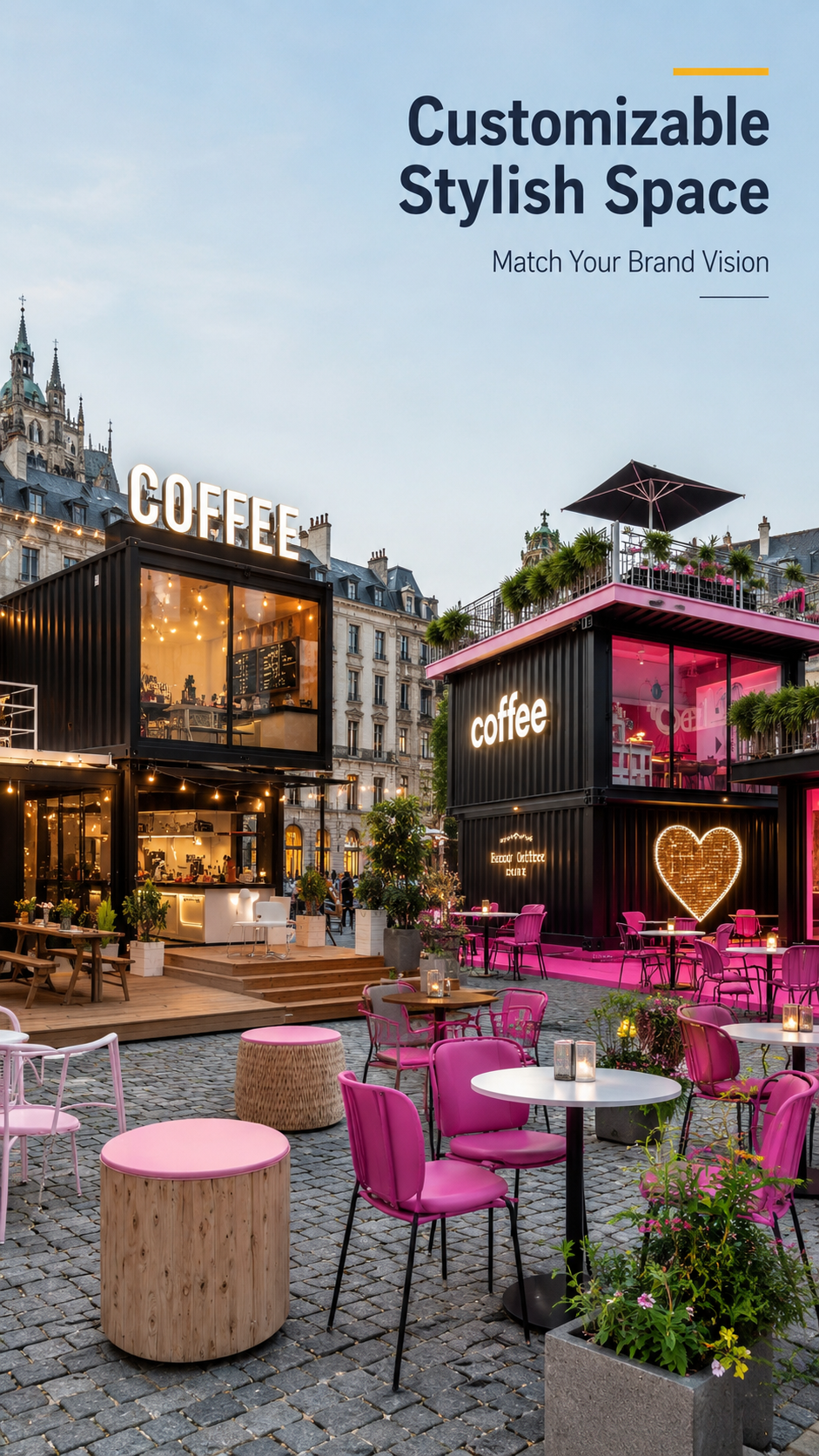 JINCHENG mobile container coffee shop and food kiosk view 8