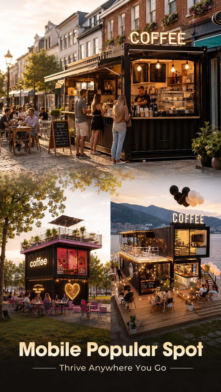 JINCHENG mobile container coffee shop and food kiosk view 6