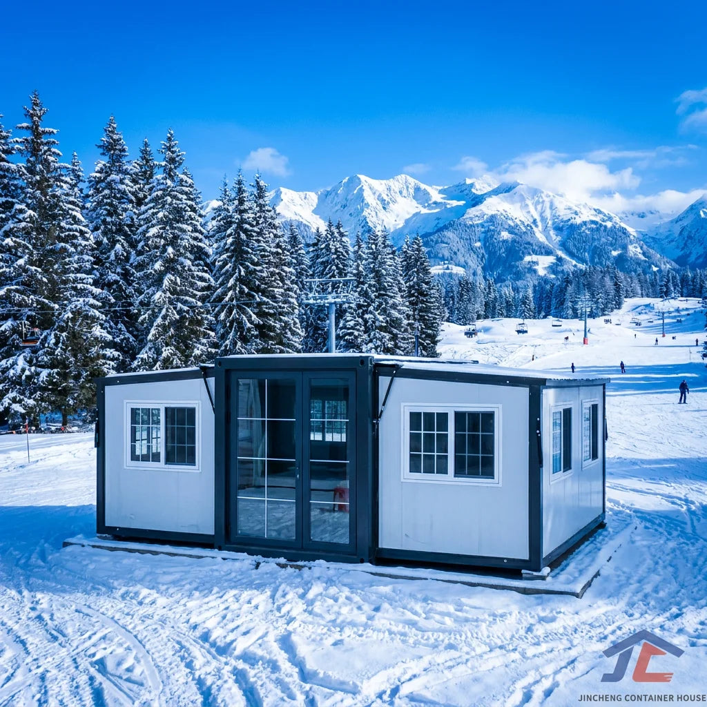 JINCHENG expandable container house for site accommodation and project housing view 4