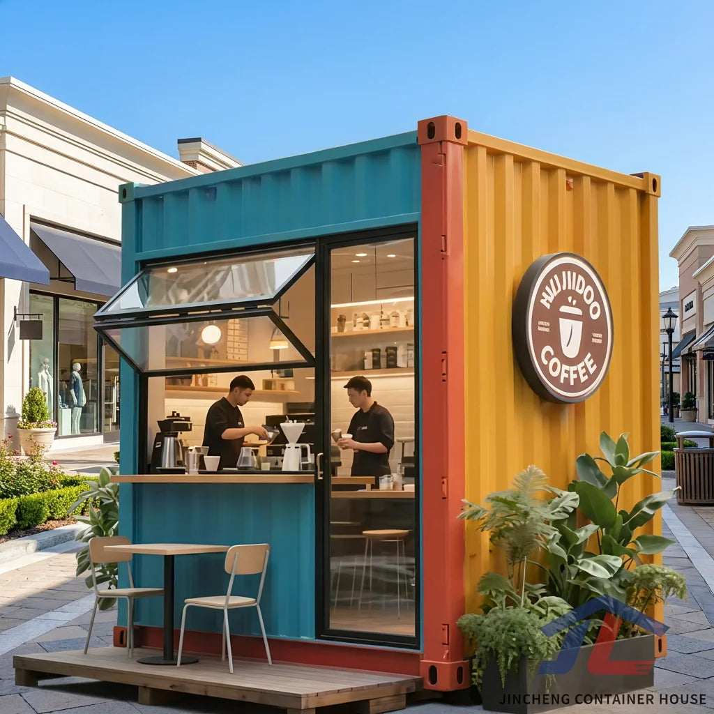 JINCHENG commercial container booth for coffee and retail kiosk view 8