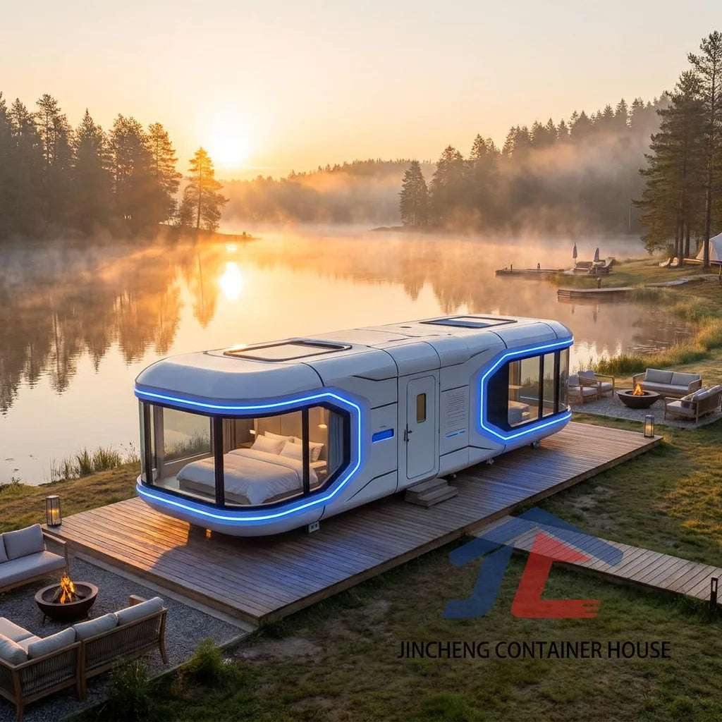 JINCHENG space capsule pod house for resort and glamping accommodation view 5
