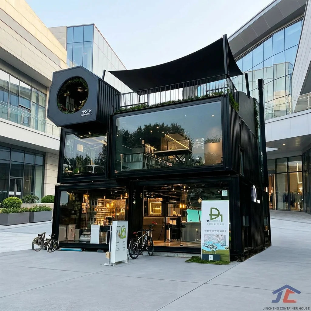JINCHENG commercial container booth for coffee and retail kiosk view 4