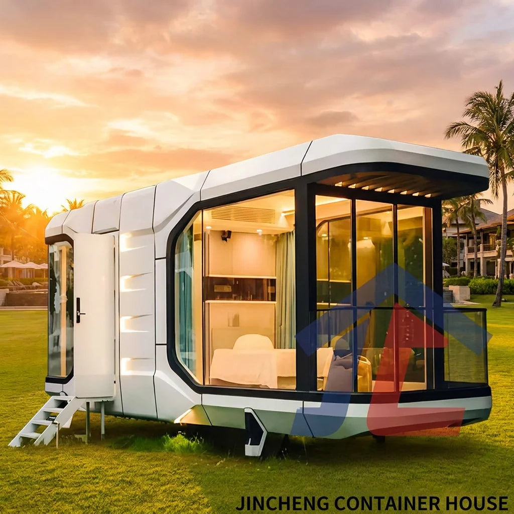 JINCHENG space capsule pod house for resort and glamping accommodation