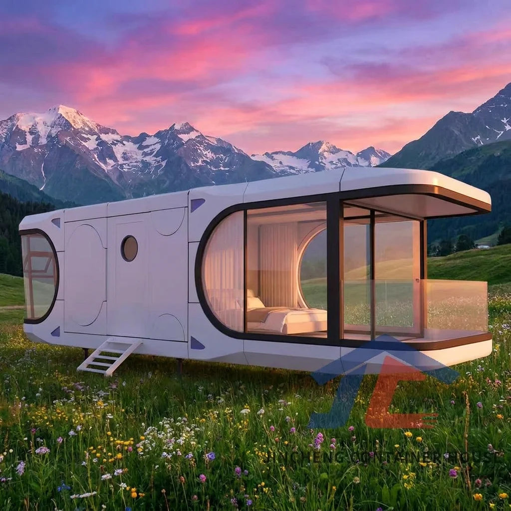 JINCHENG space capsule pod house for resort and glamping accommodation view 4