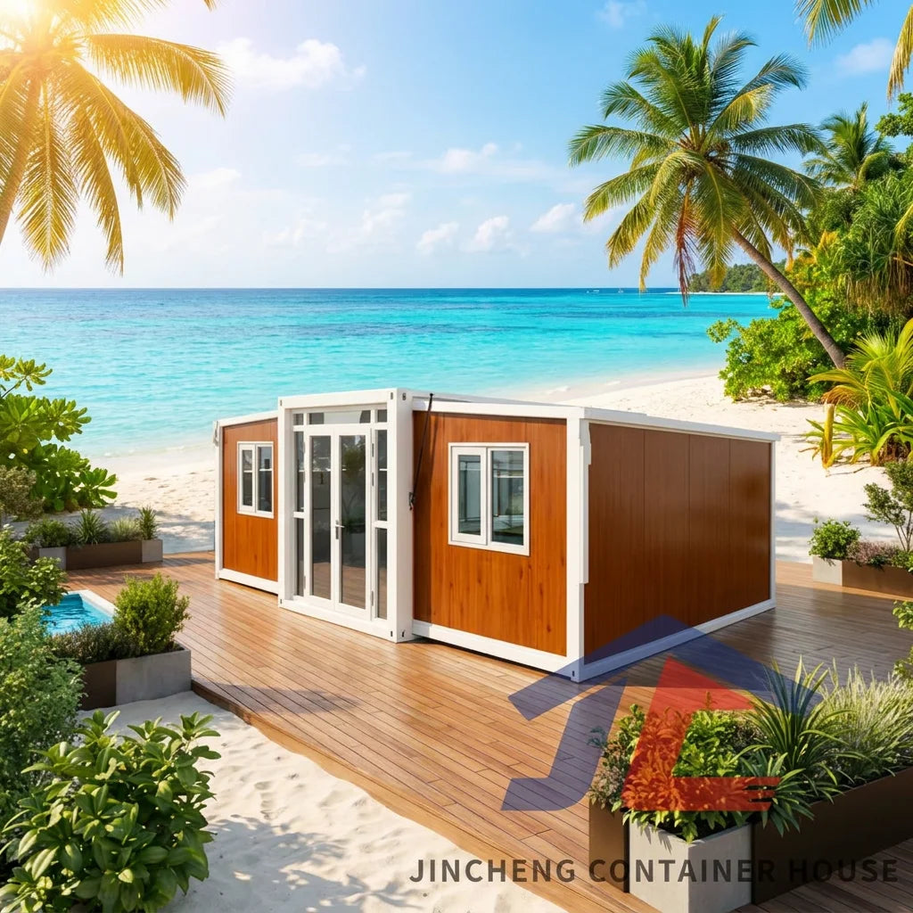 JINCHENG expandable container house for site accommodation and project housing view 5