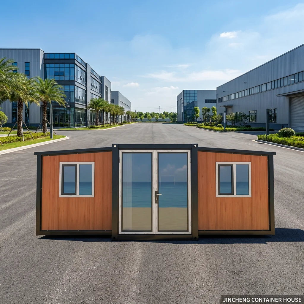 JINCHENG expandable container house for site accommodation and project housing view 3