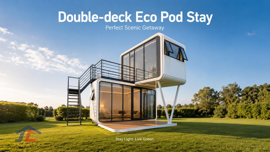 JINCHENG apple cabin pod house for outdoor lodging and resort projects view 5