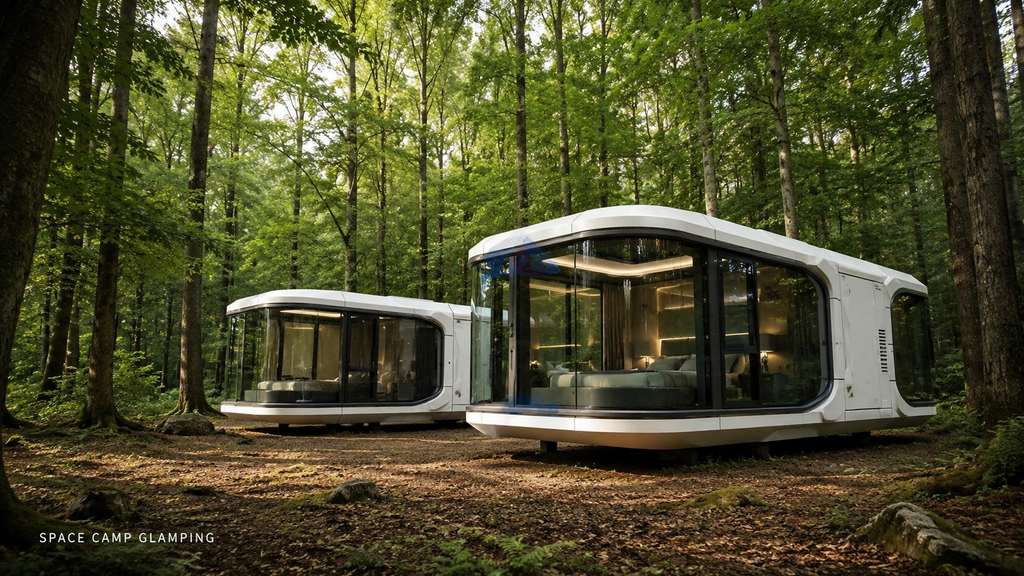 JINCHENG space capsule pod house for resort and glamping accommodation view 7
