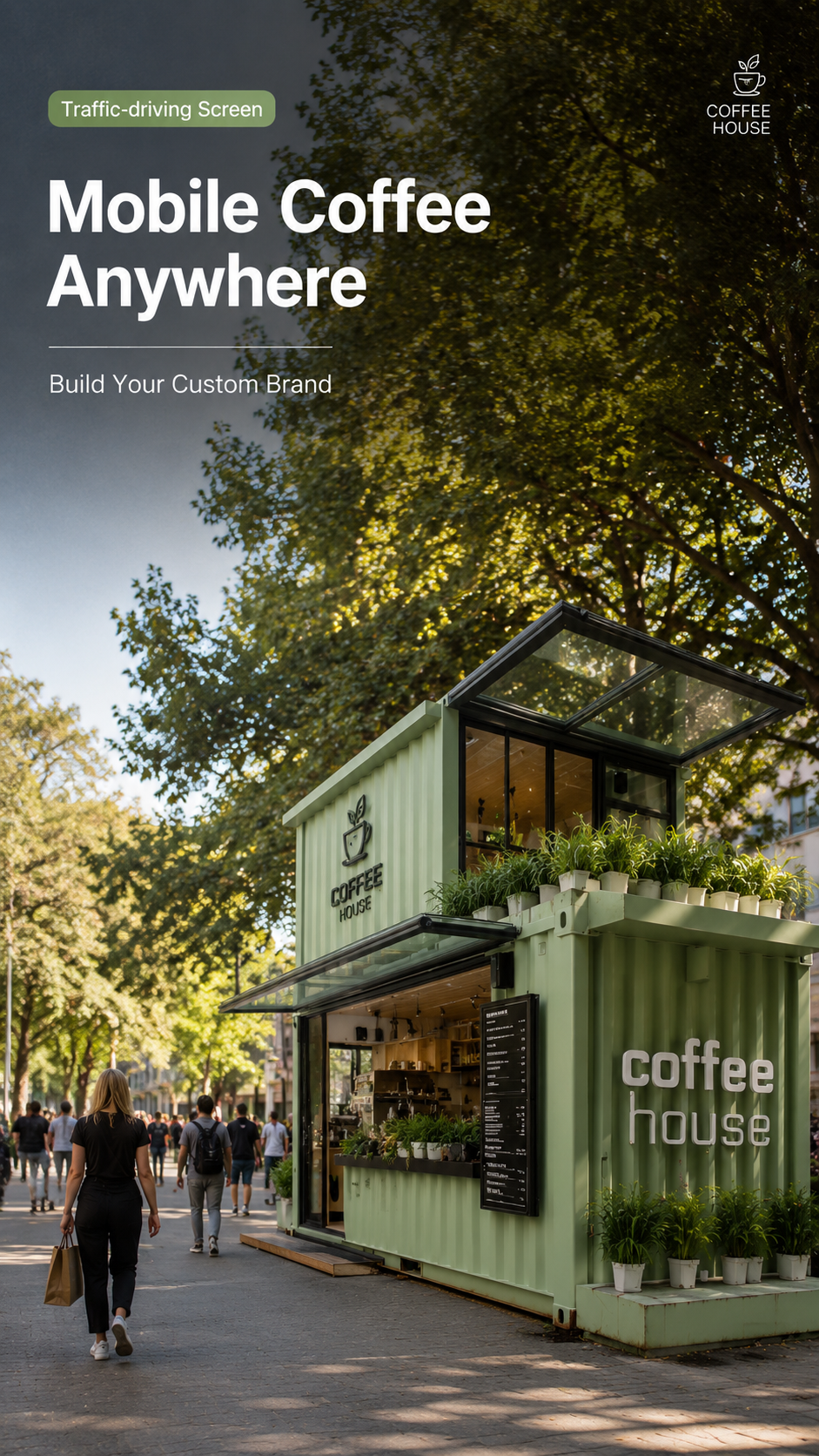 JINCHENG mobile container coffee shop and food kiosk view 5